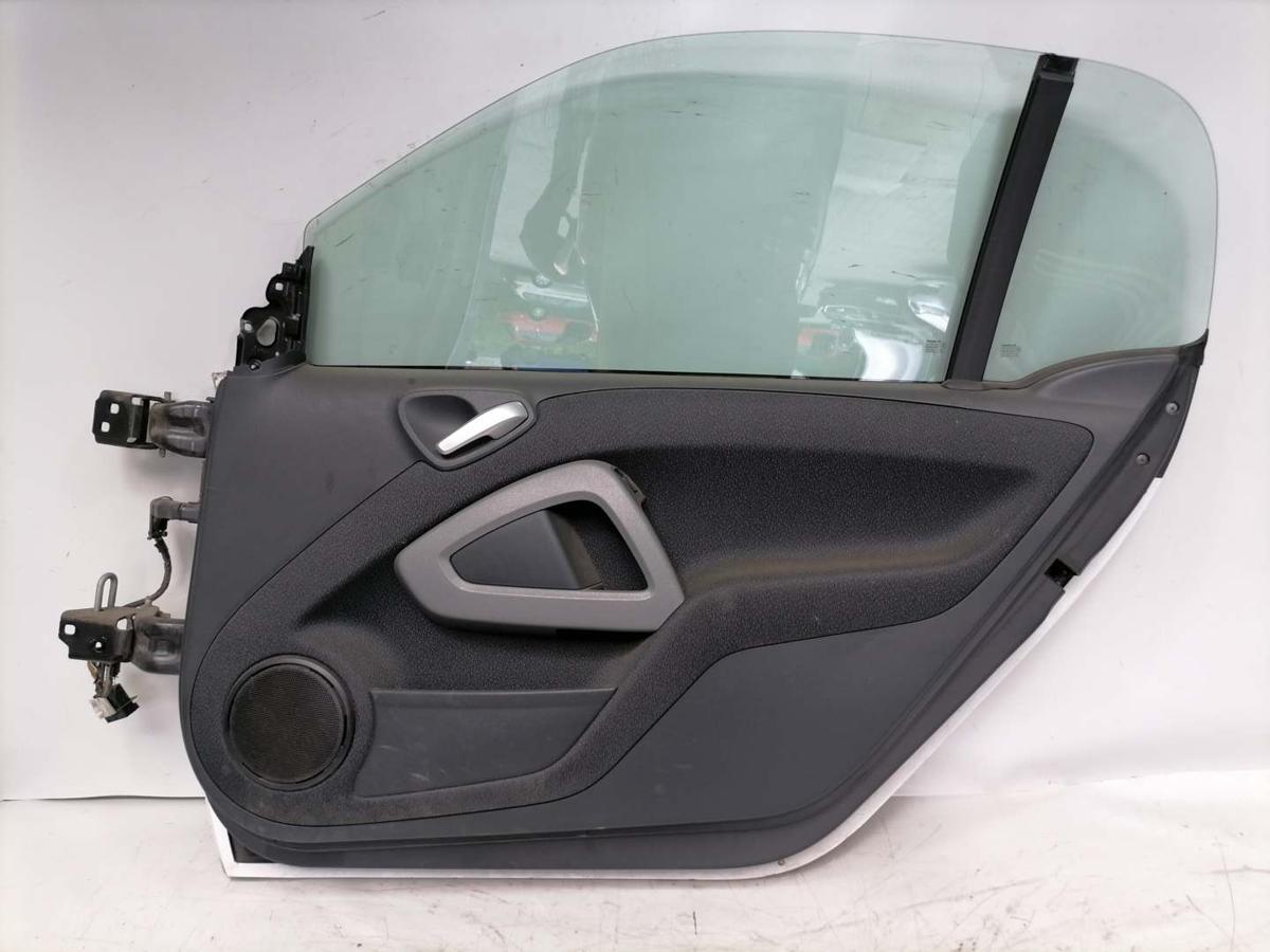 Smart Fortwo 451 Coupe original T&uuml;r rechts Beifahrert&uuml;r wei&szlig; Rohbau BJ07